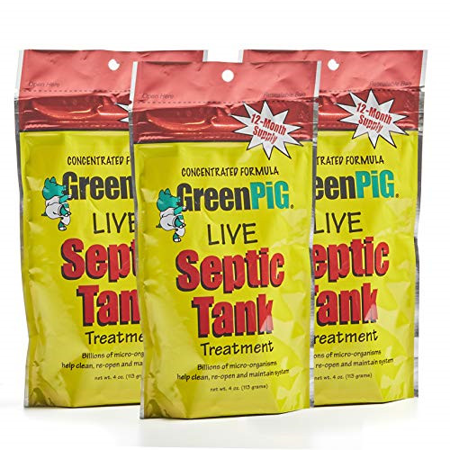 GREEN PIG 54A Live Tank Treatment Aids in The Breakdown of Septic Waste to with