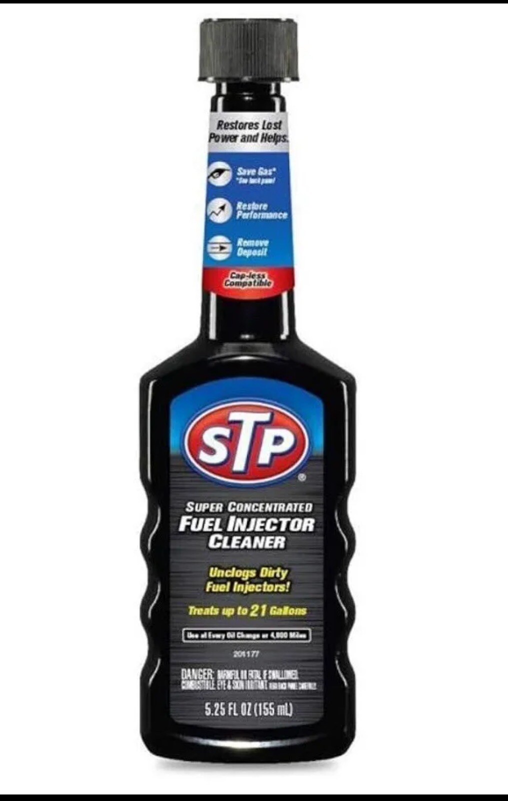 STP 5.25 Oz. Super Concentrated Fuel Injector System Cleaner 18041G Pack of 12