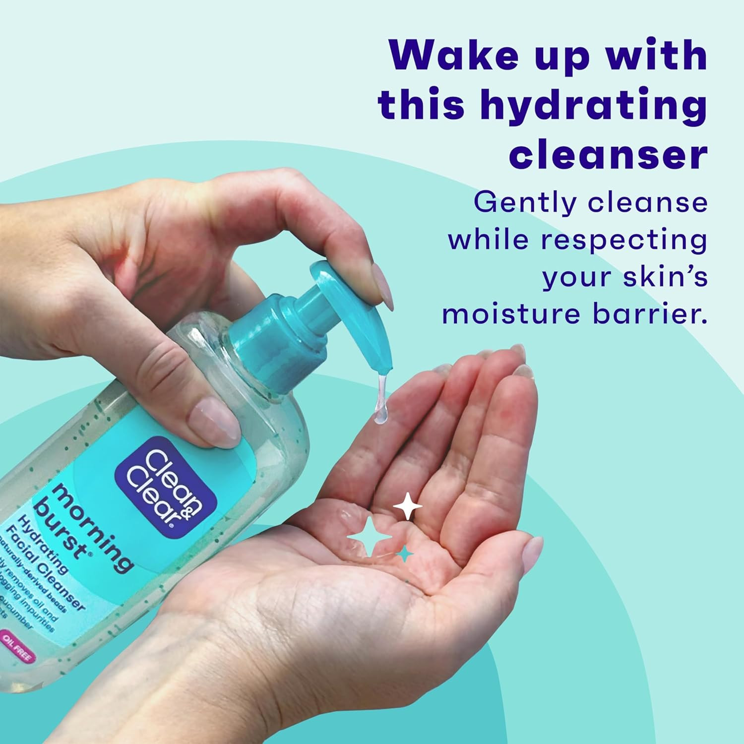 Morning Burst Oil-Free Hydrating Facial Cleanser with BHA, Cucumber & Aloe Extra