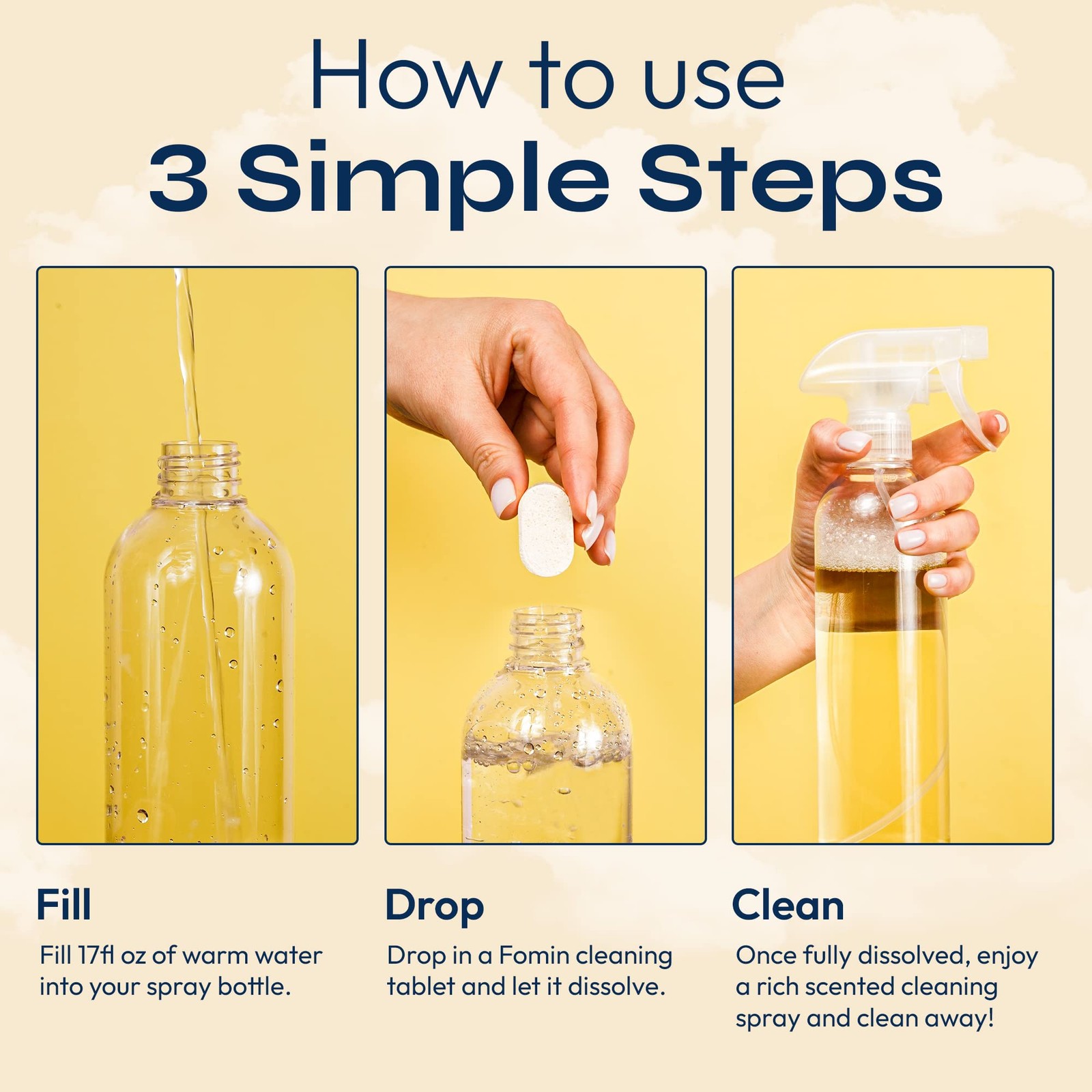 Multi Surface Cleaner Refill Tablets (6 Pack) – Lemon Zest – All Purpose Clea…
