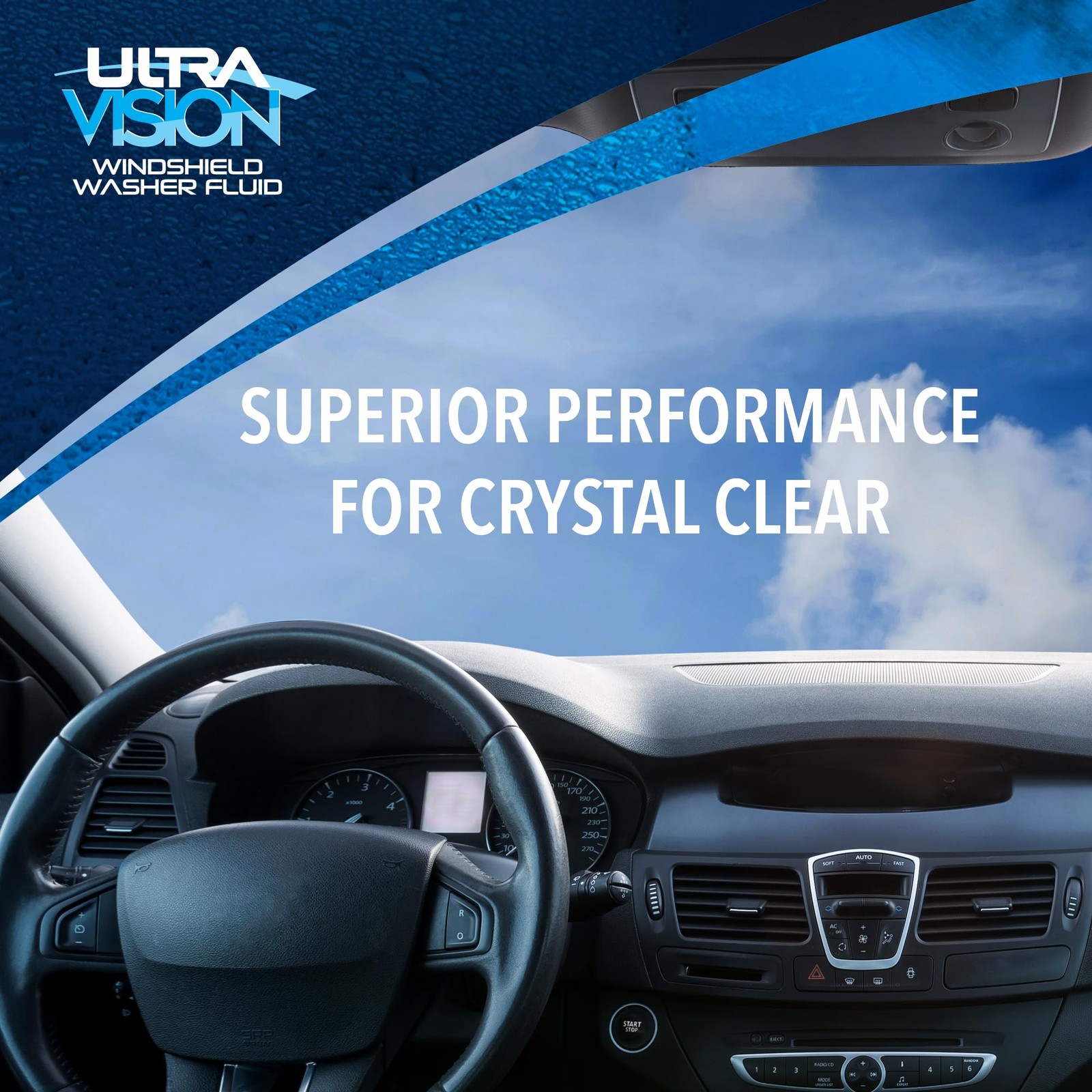 Ultravision Windshield Washer Fluid Advanced Formula For Car Windshield Wiper Fl