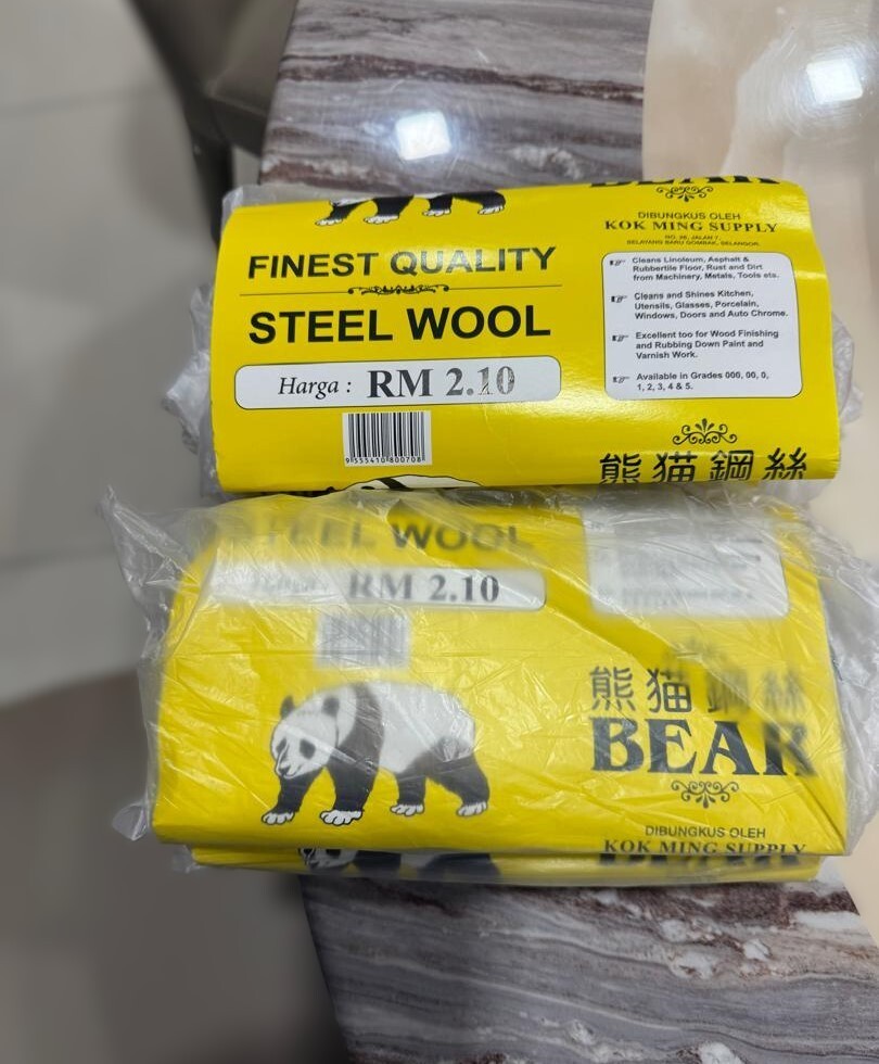 Finest Quality Steel Wool For Mutlipurpose Cleaning 40gm ± – 6 Packs