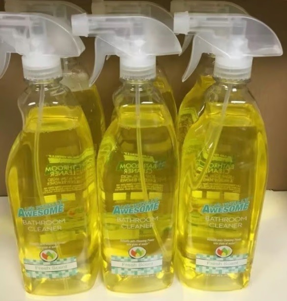3 Pack – LA’s Totally Awesome Bathroom Cleaner, Soap Scum & Stain Remover 32oz
