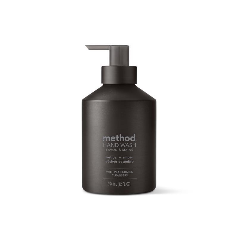 Method Vetiver & Amber Scent Gel Hand Wash 12 oz (Pack of 3)