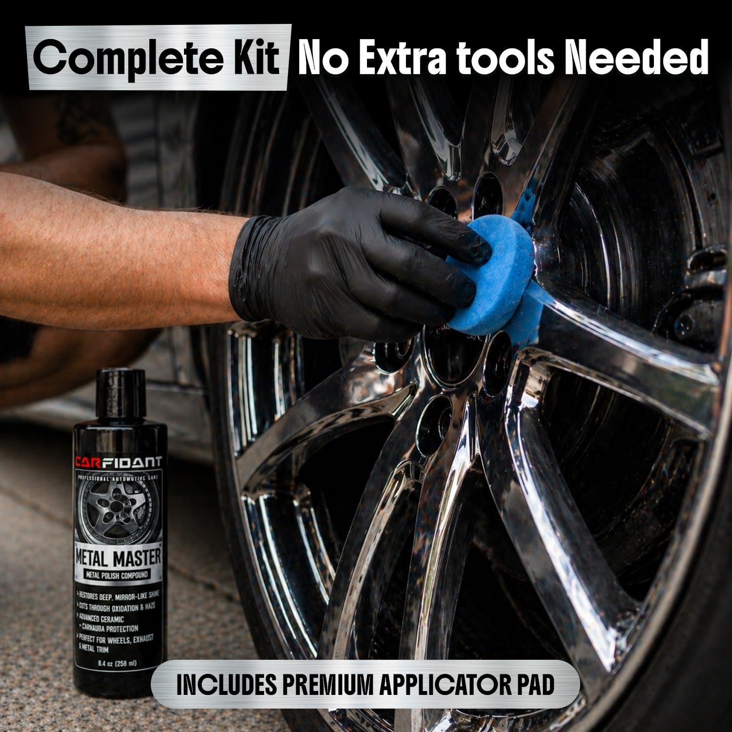 Metal Polish Kit with Applicator Pad – Restores Shine & Removes Oxidation on …