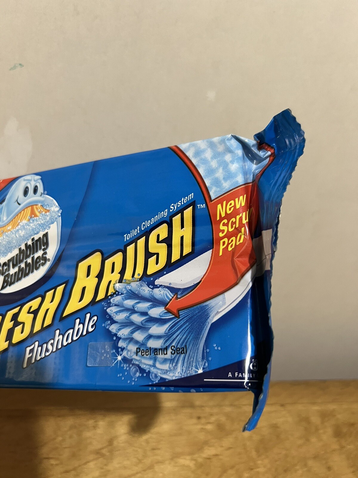 Scrubbing Bubbles Fresh Brush Flushable Refills NOS Y2K 2004 Movie Prop NEW