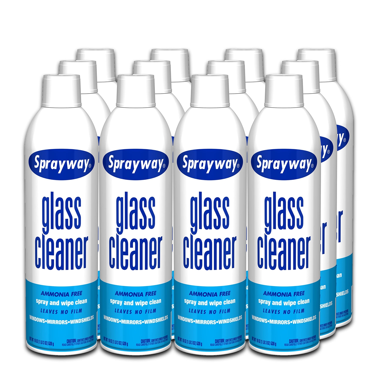 SprayWay SW050-12 Glass Cleaner 19 oz Pack of 12