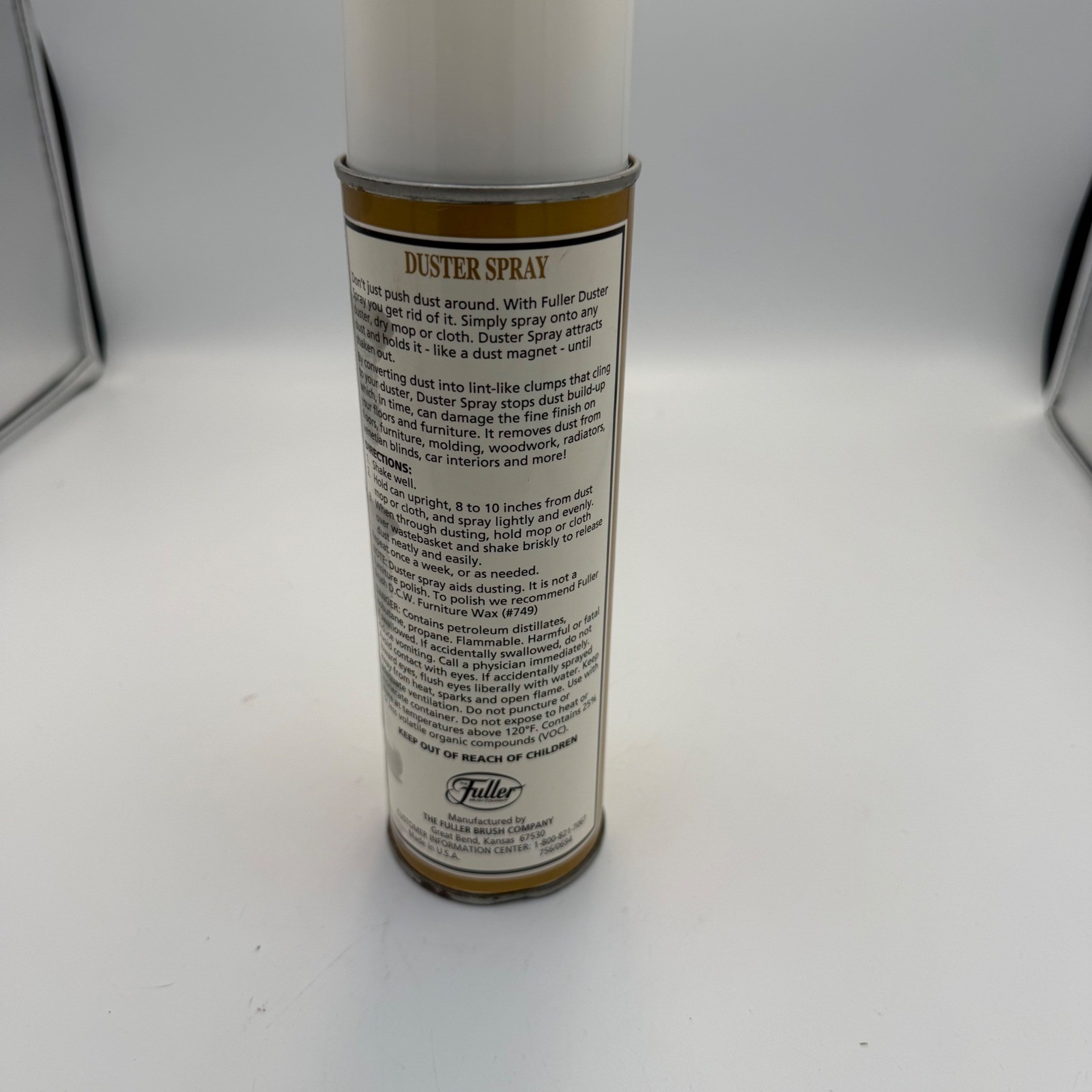 Fuller Brush Company Duster Spray 15.5 oz Wood Surface Dust Magnet Made in USA
