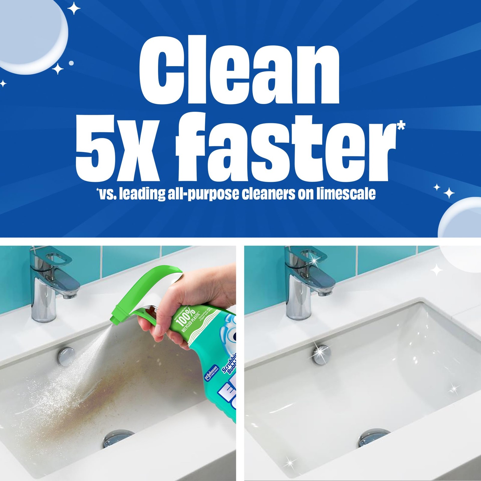 Scrubbing Bubbles Foaming Bathroom Cleaner Bleach-Free Shower Tile Limescale …