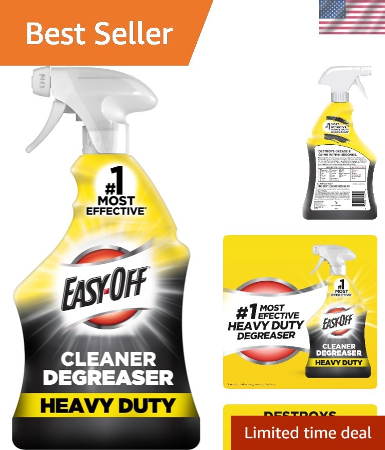 Unscented Heavy-Duty Degreaser – 32oz Powerful Cleaner for Indoor & Outdoor Use
