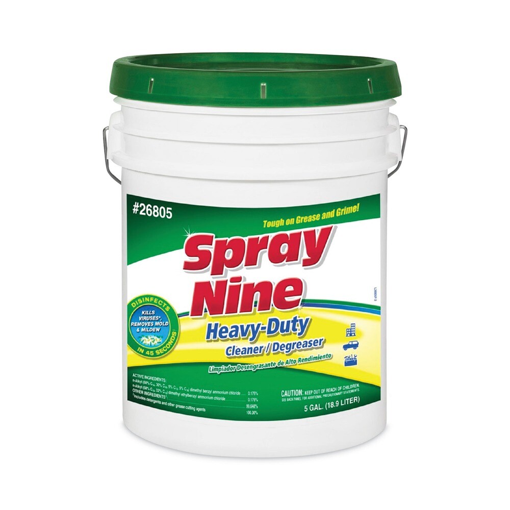 Spray Nine 26805 5 gal Pail Cleaner/Degreaser/Disinfectant – Citrus Scent New