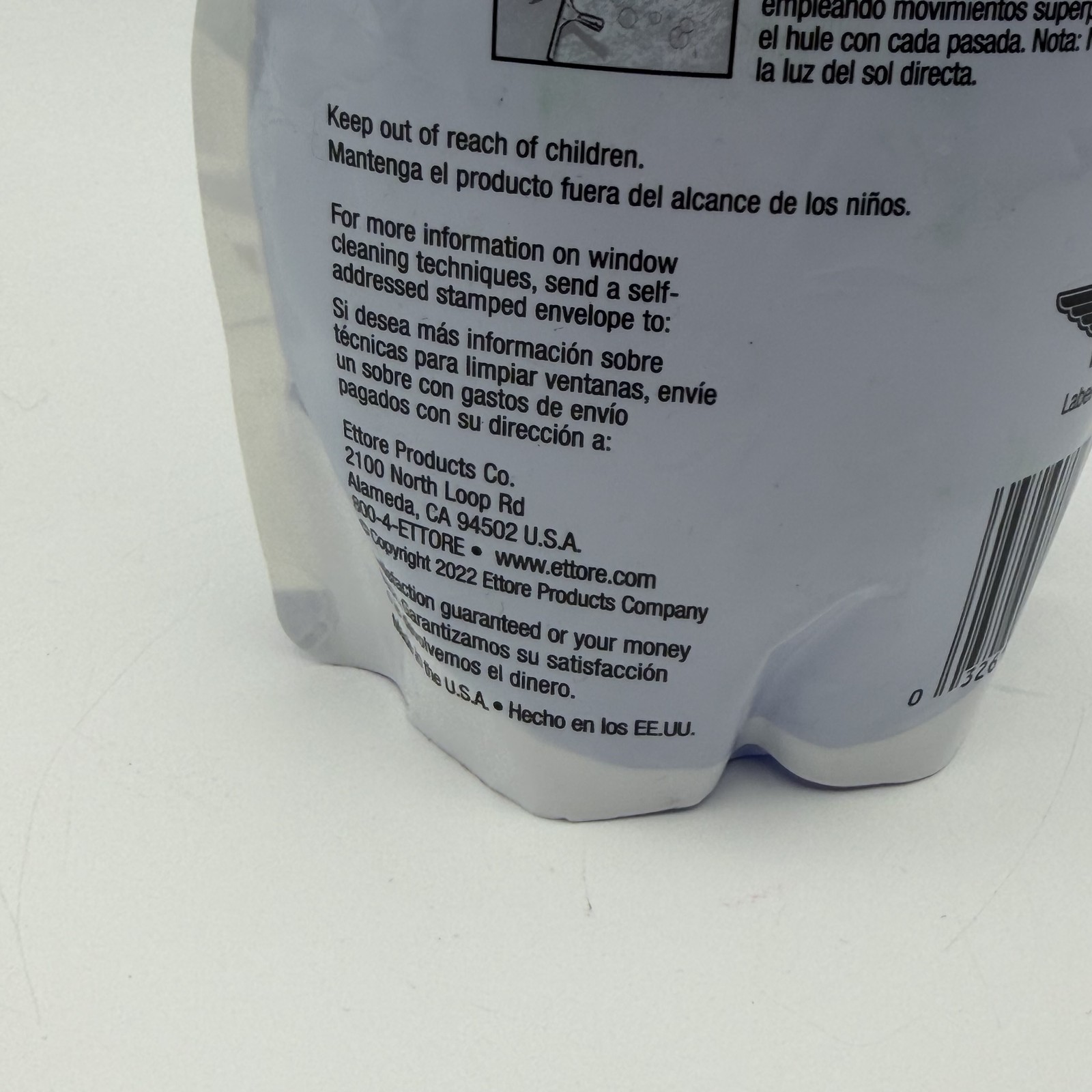 Ettore Super Concentrate Squeegee Off Glass Cleaner 16 fl oz – Makes 16 Gallons