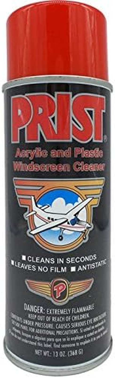 Set of 2 Prist Acrylic and Plastic Windscreen Cleaner