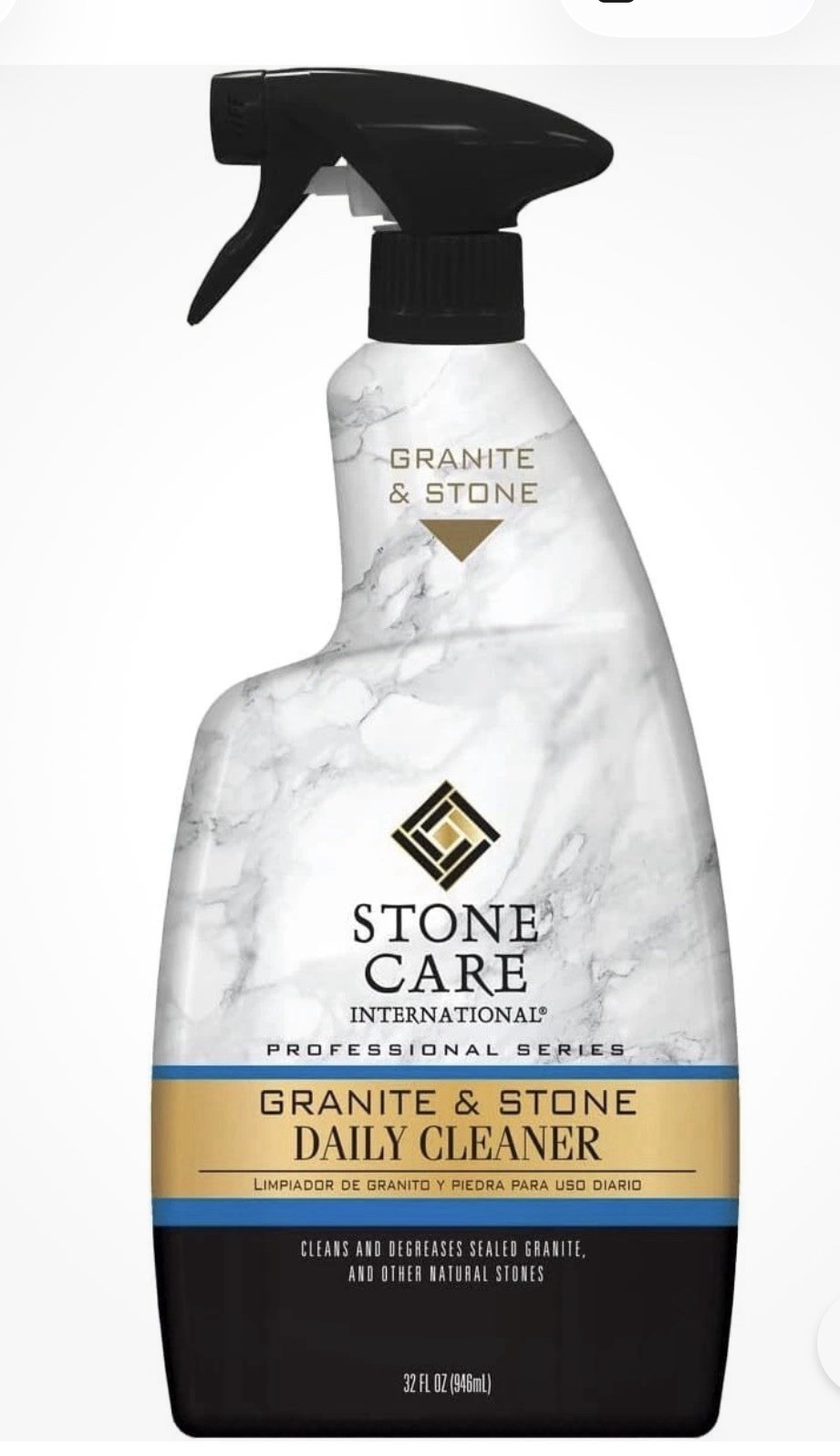 Stone Care International Granite Cleaner – 32 Fluid Ounces Granite & Stone Tile