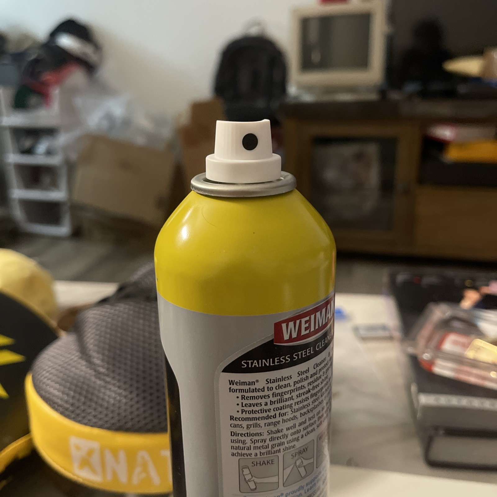 Weiman Stainless Steel Cleaner and Polish 12oz Spray Can