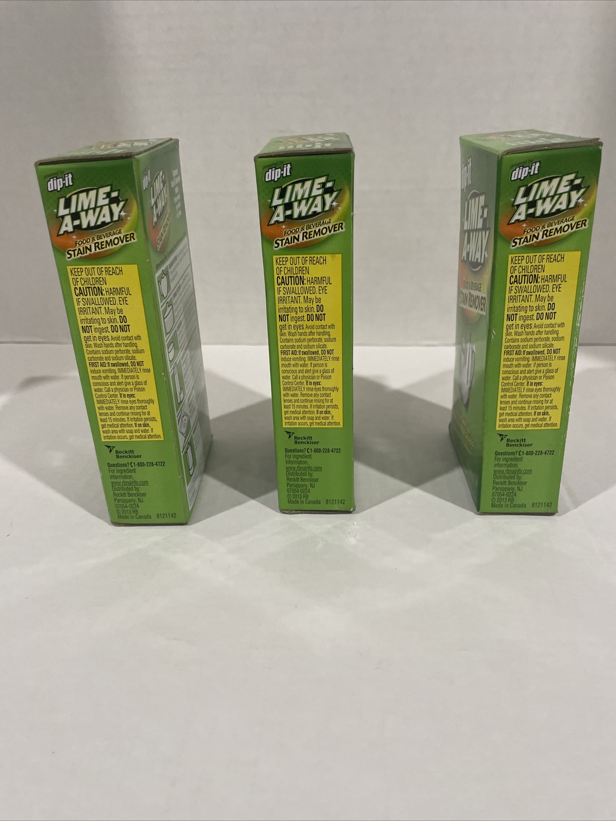 3 Dip-It Lime A Way Food & Beverage Stain Remover 5oz Powder is Partially Hard