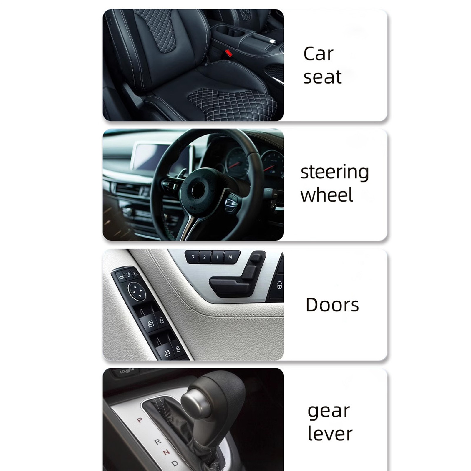 Car Plastic Restorer Black Gloss Polish Repair Coating Plastic Auto Cleaning