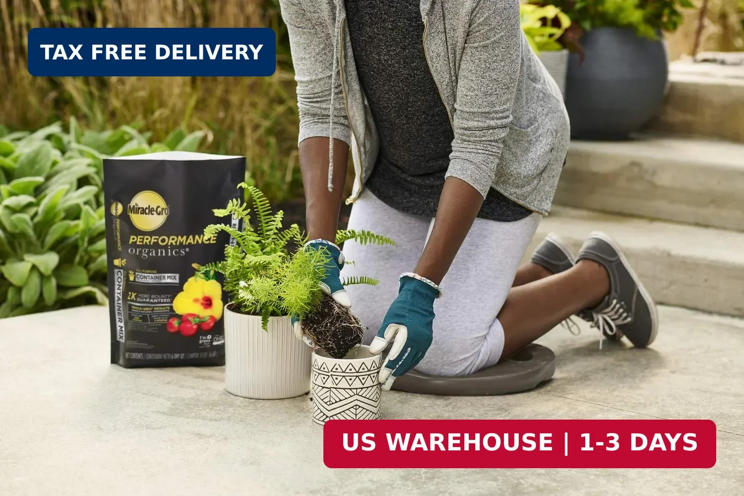 Miracle-Gro Performance Organics All Purpose Container Mix, 6 qt. – Organic, All