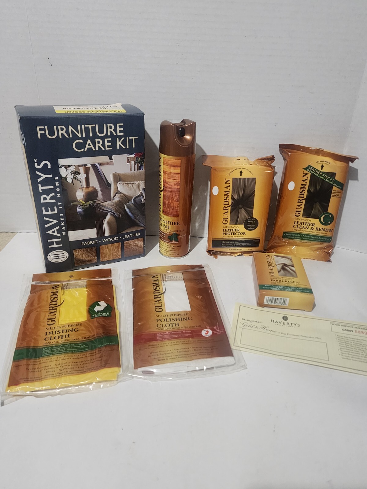Havertys Guardsman Furniture Care For Fabric Wood Leather Home Cleaning Gold Kit