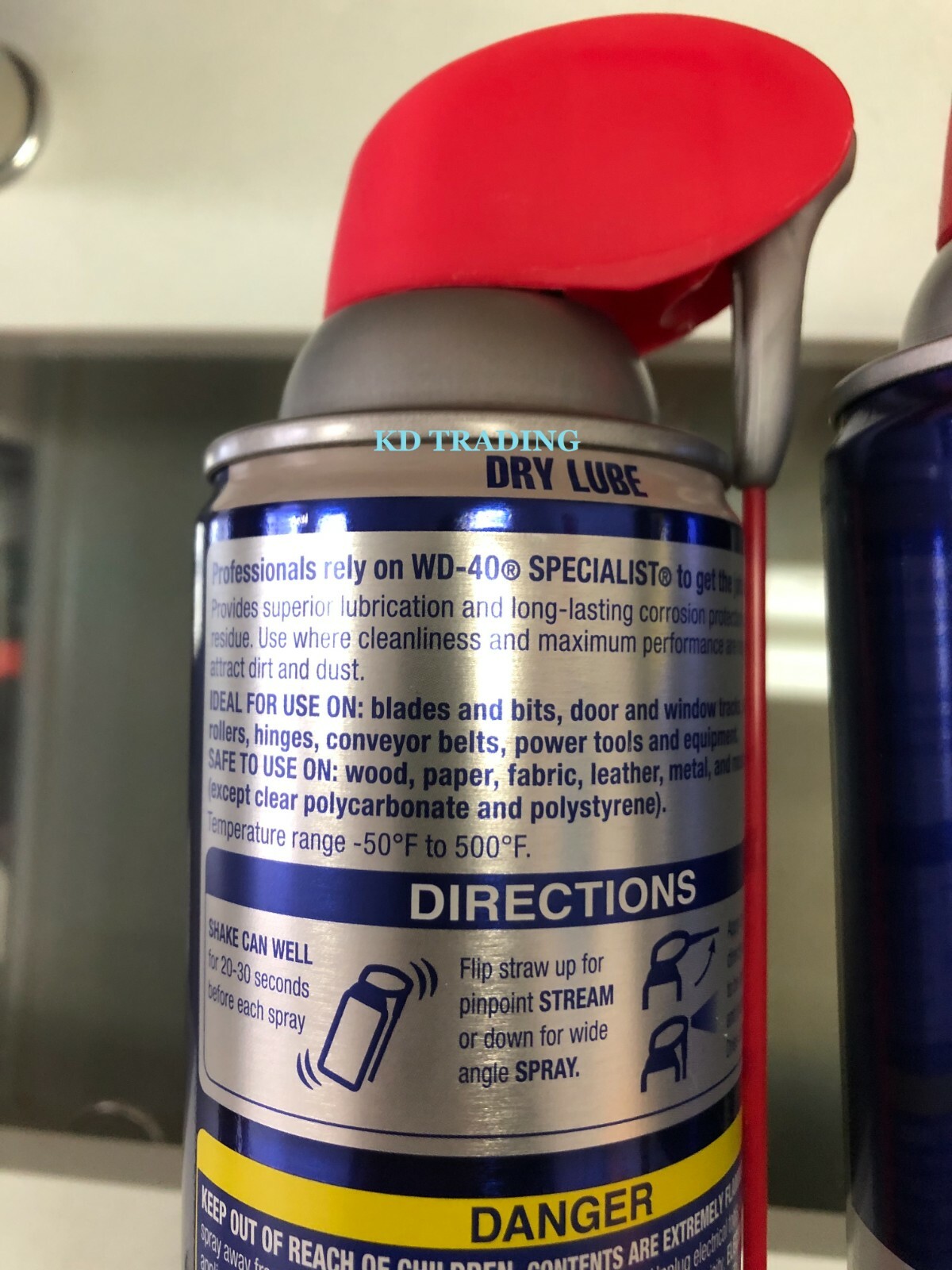 WD-40 SPECIALIST DRY LUBE w/ PTFE Dirt Dust Corrosion Resistant Lubricant Spray