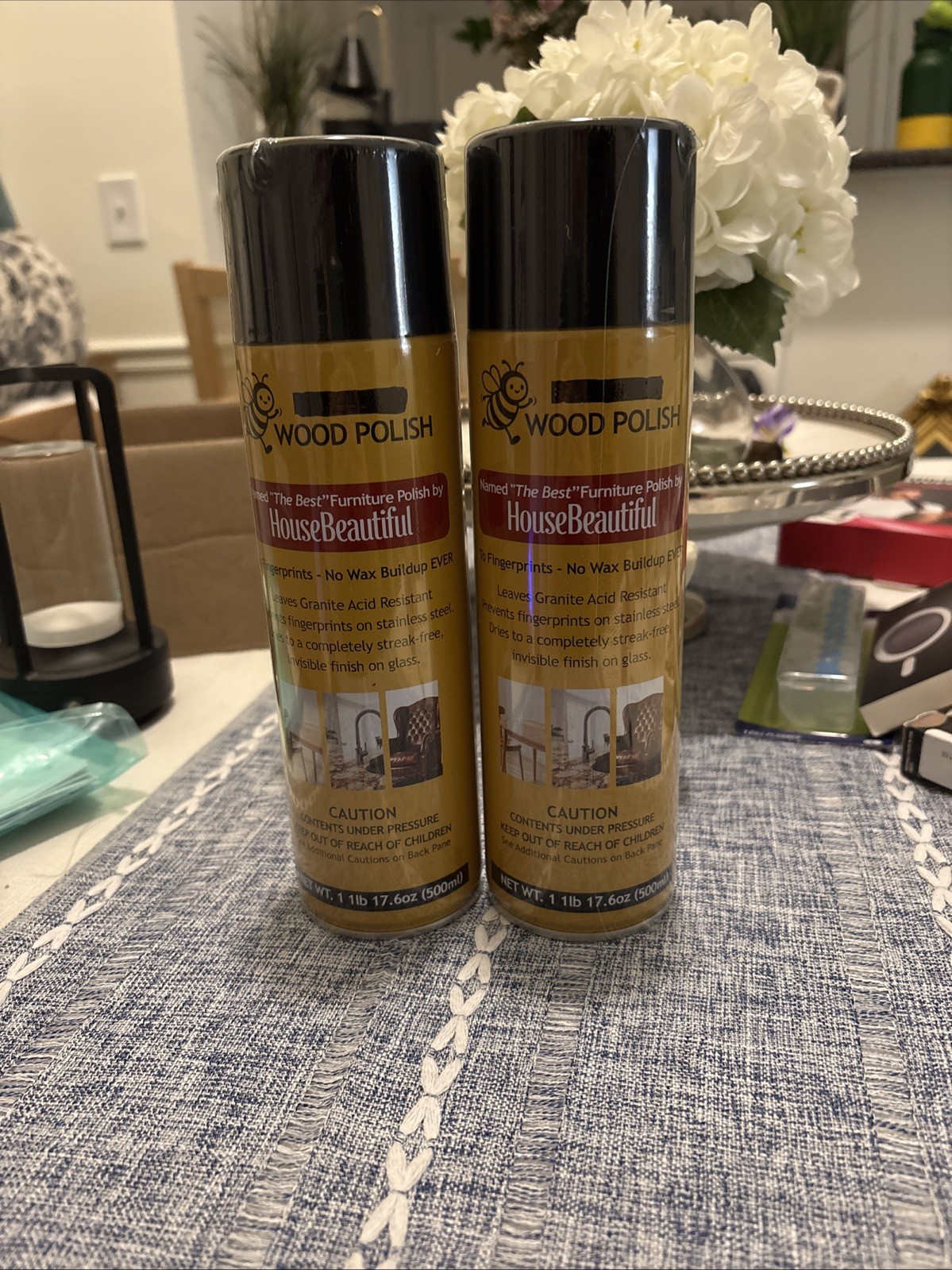 Wood Polish Set Of 2 500ml Eaxh
