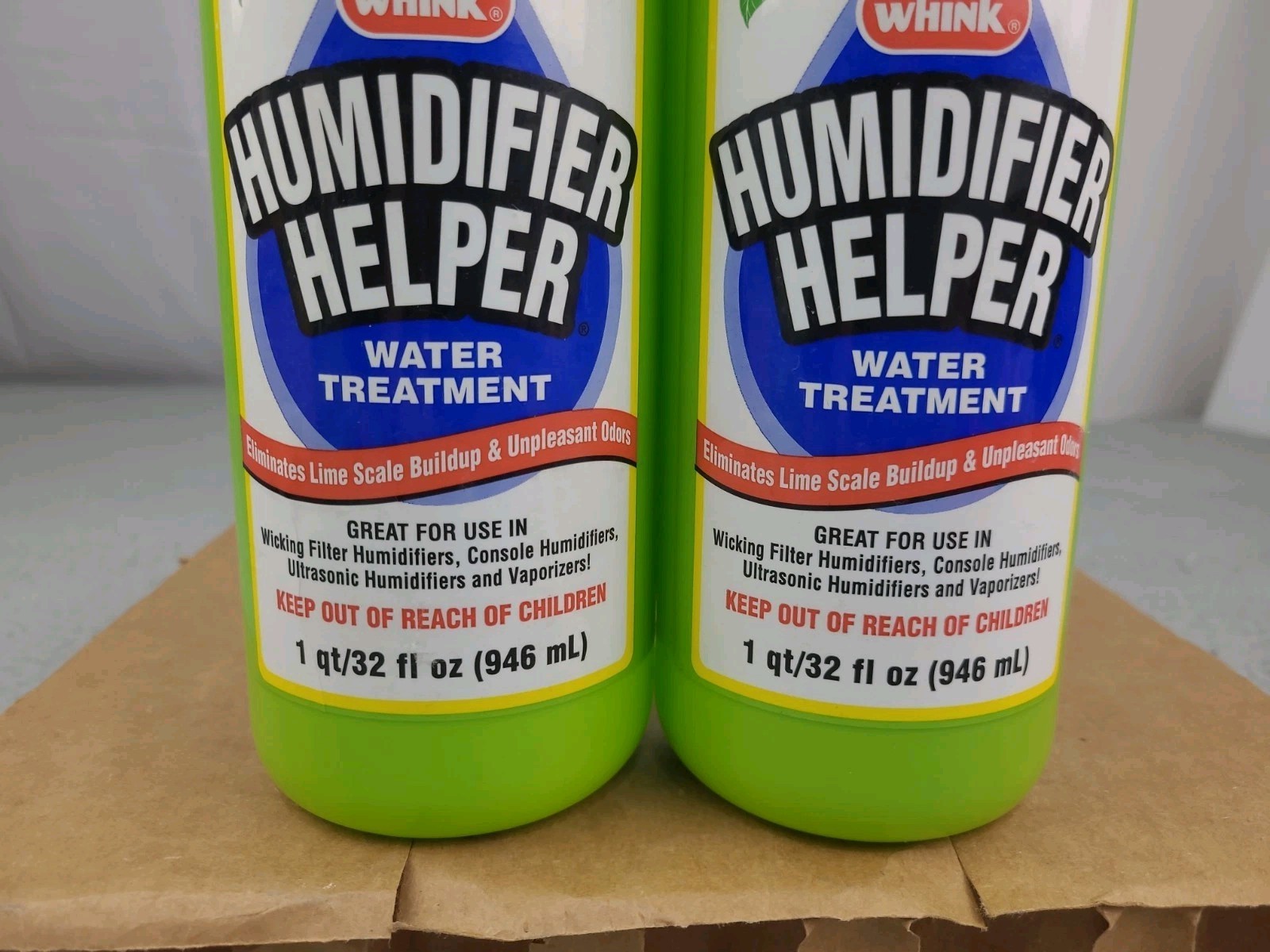 2x Whink Humidifier Helper Water Treatment 32 Oz