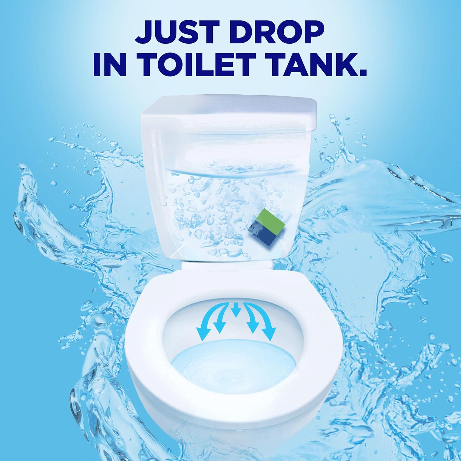 Soft Scrub in-Tank Toilet Cleaner Duo-Cubes, Alpine Fresh, 4Count