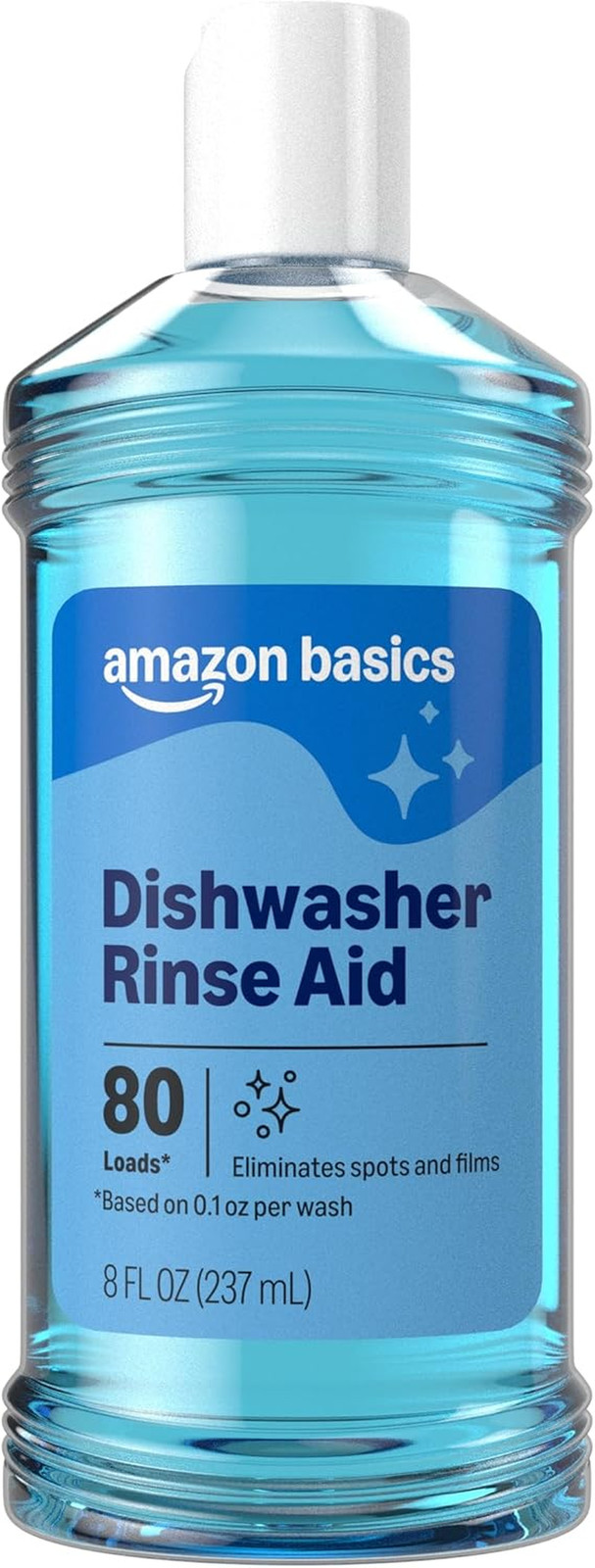 Dishwasher Rinse Aid, Prevents Spots & Film, Enhances Drying, 8 Fl Oz