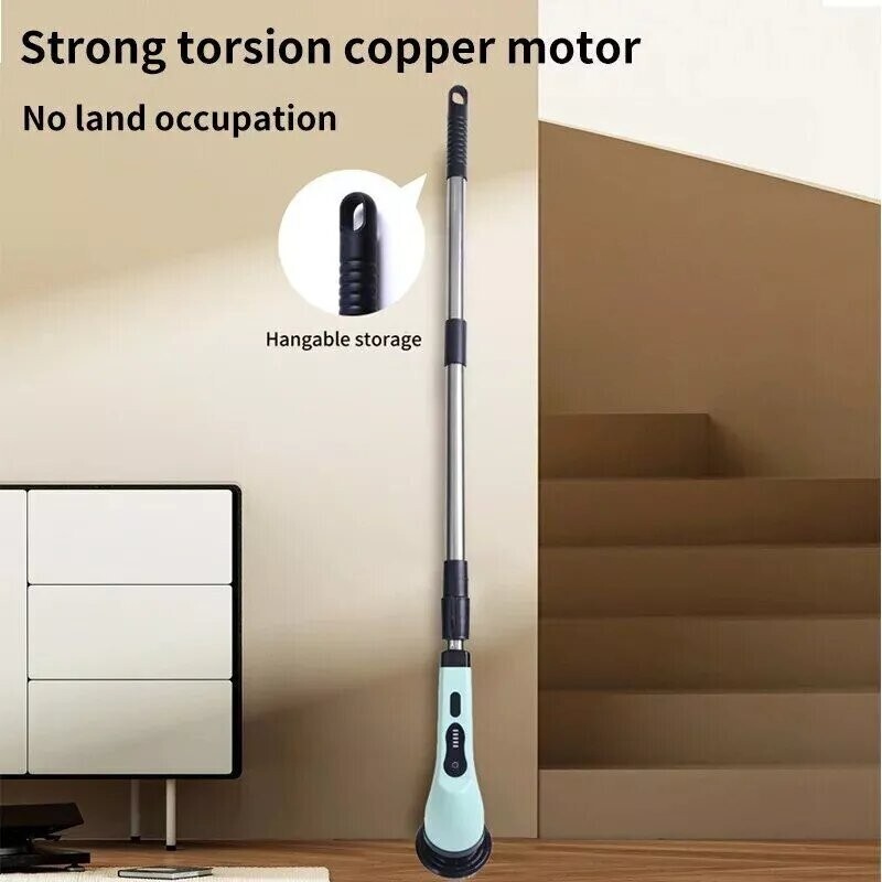 Wireless Home Cleaning Electric Rotating Cleaner Bathroom Window Kitchen Brushes
