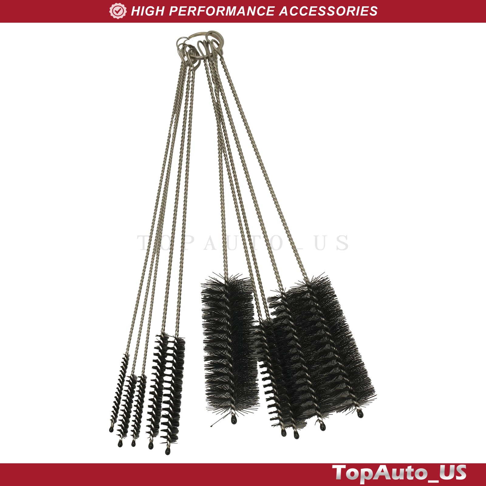 Fit Kitchen Nylon Cleaning Straw Brush Set 10PCS Bottle Tube Pipe Cleaner