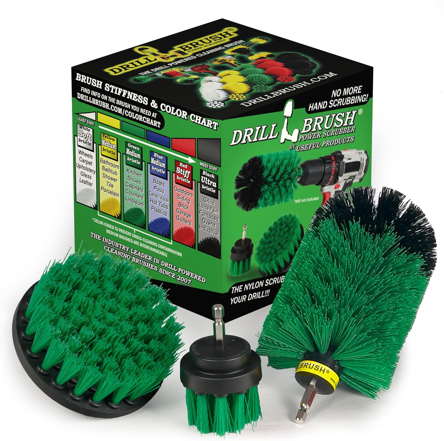 – Oven Cleaner Brush Set – Kitchen Cleaning Brush Drill Brush Set – Kitchen Acc