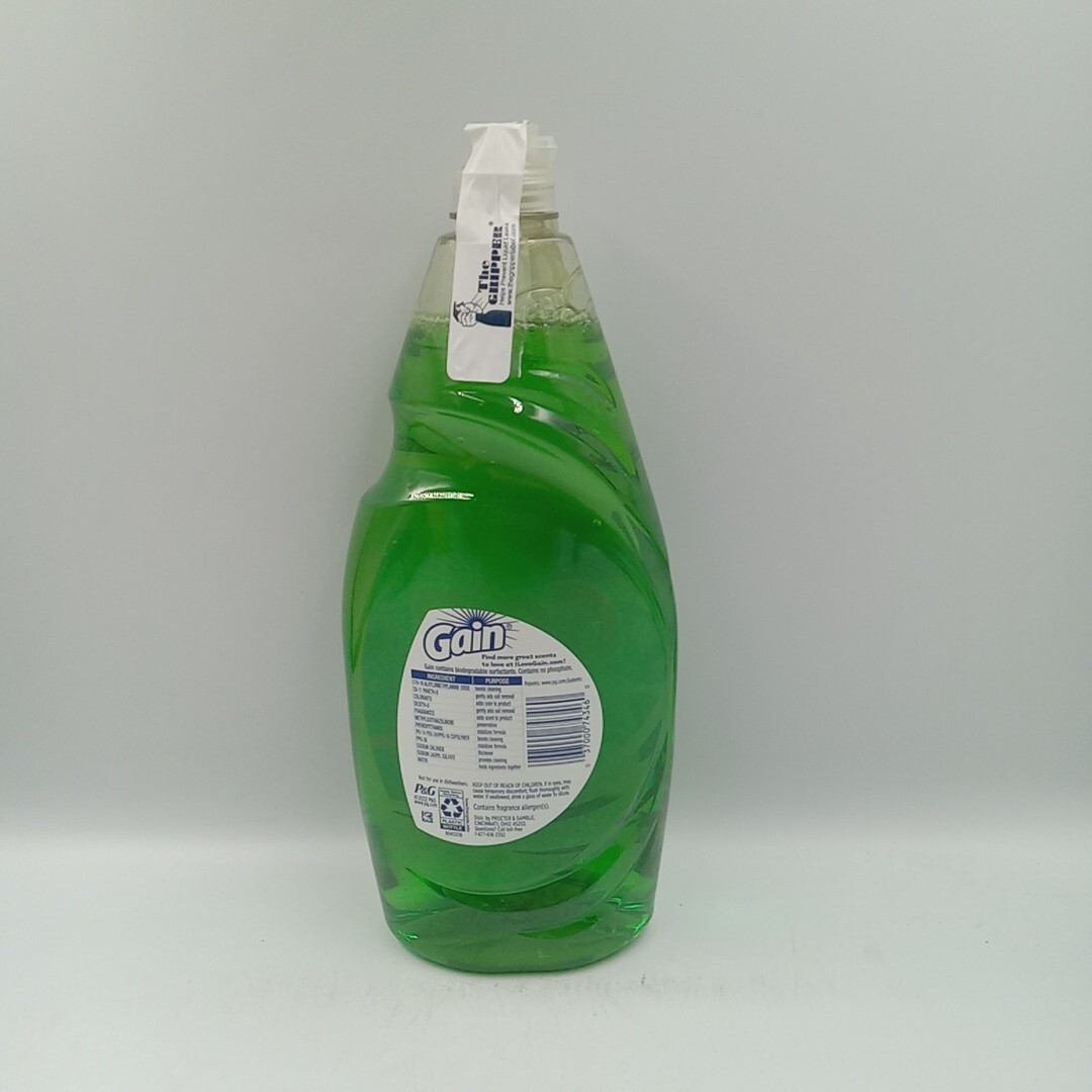Pack of 1 Gain Ultra Liquid Dish Soap, Original Scent,38 fl oz…………….70