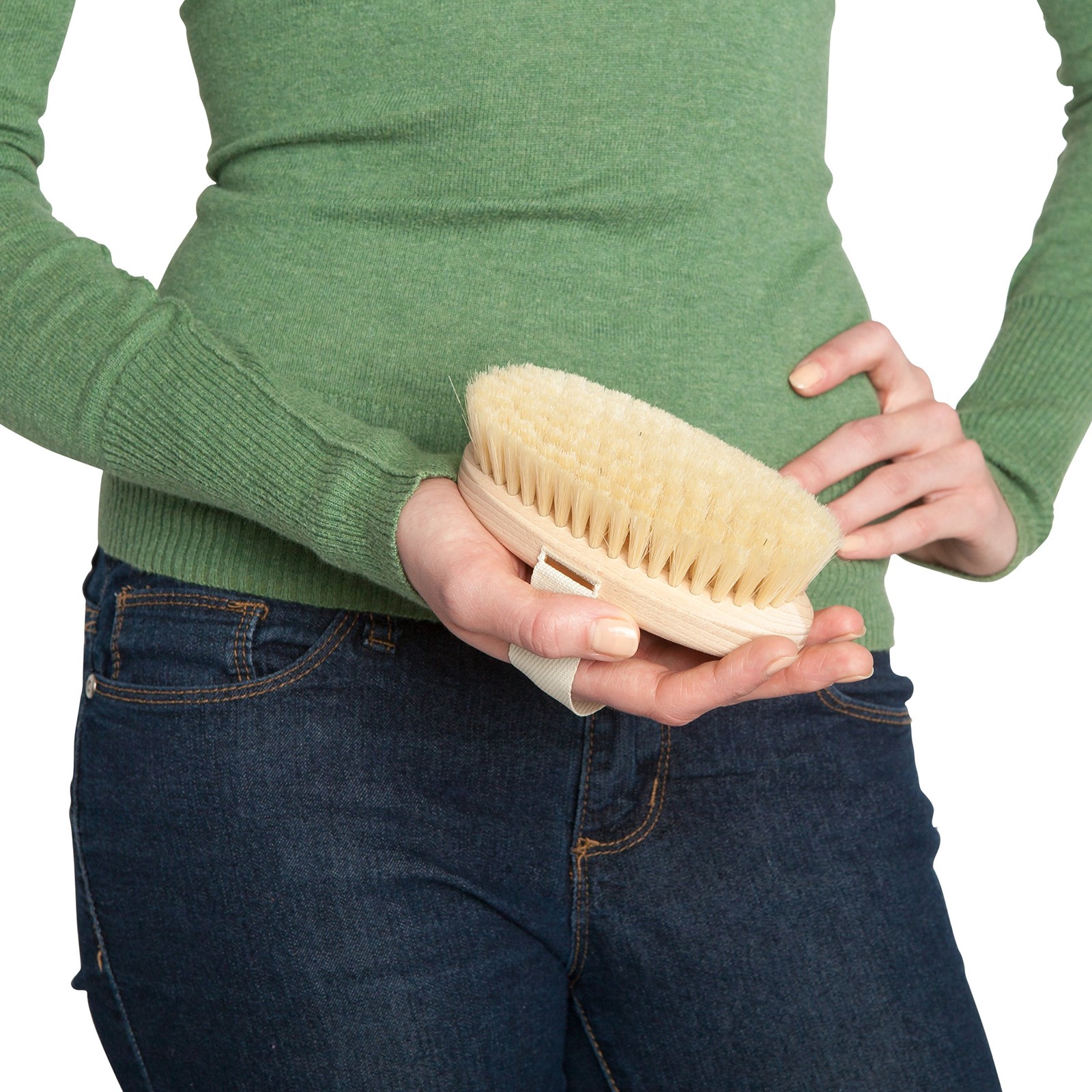 Beechwood Massage Brush, 5-3/8 Inches