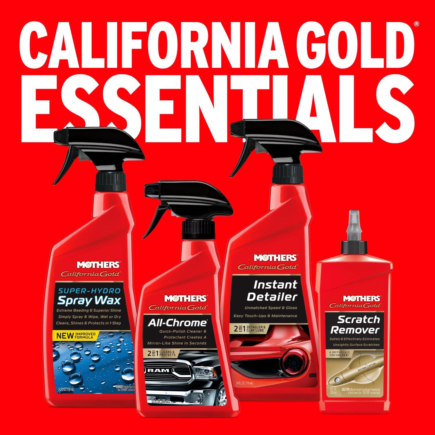 California Gold All-Chrome, 12 oz. – Cleans & Polishes Chrome, PVD & Chromed …