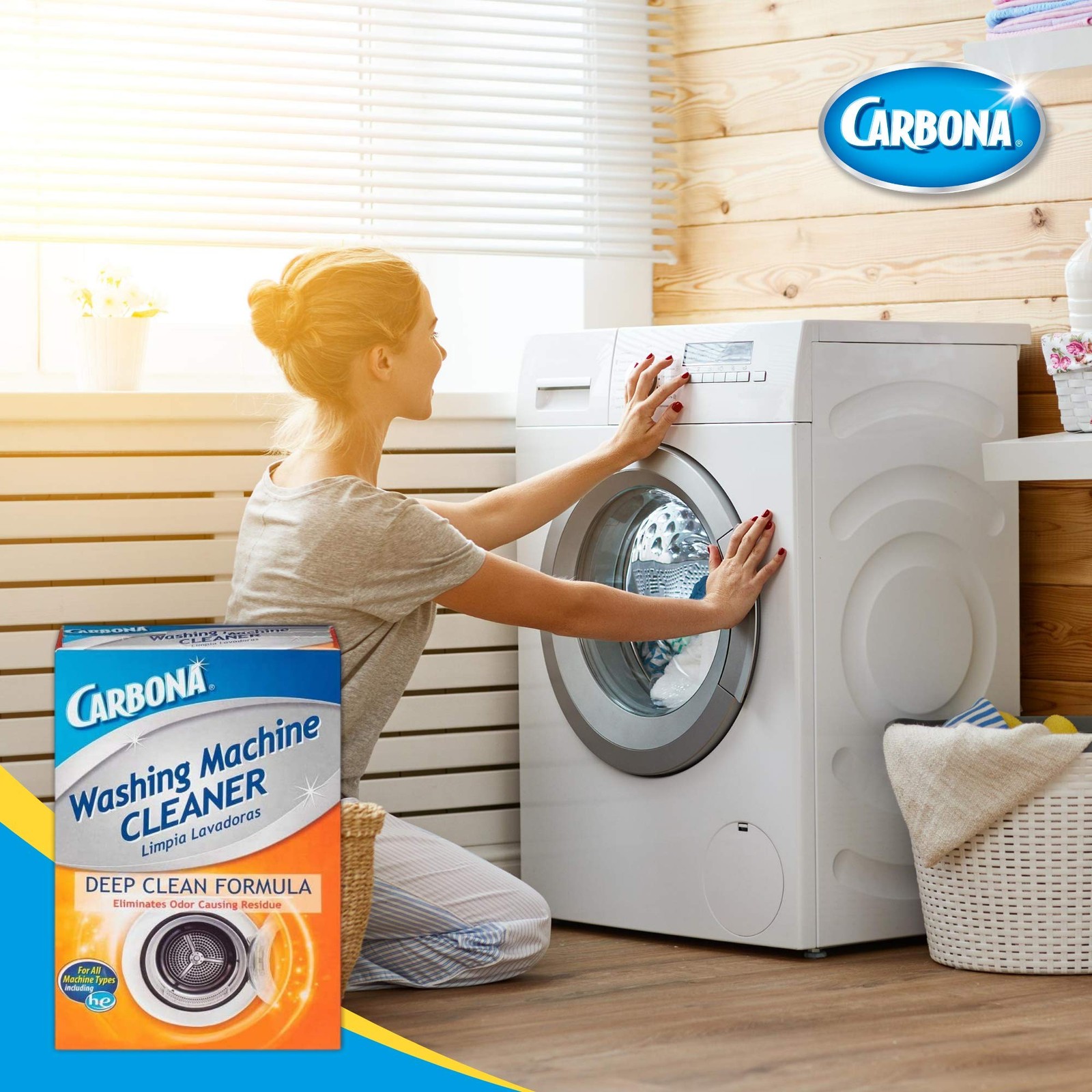 Washing Machine Cleaner Eliminates Odor Residue Cleaning Tablets 6 PCS