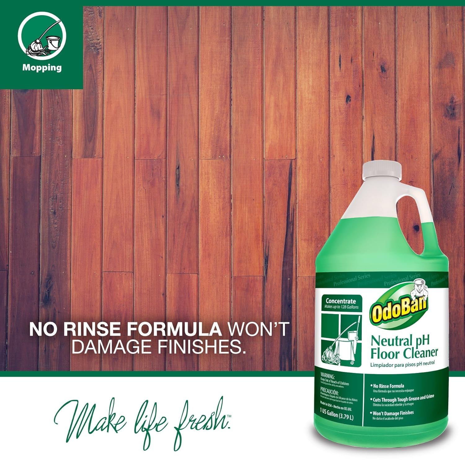 Professional Cleaning Neutral Ph Floor Cleaner and Biostain and Odor Remover, Ma