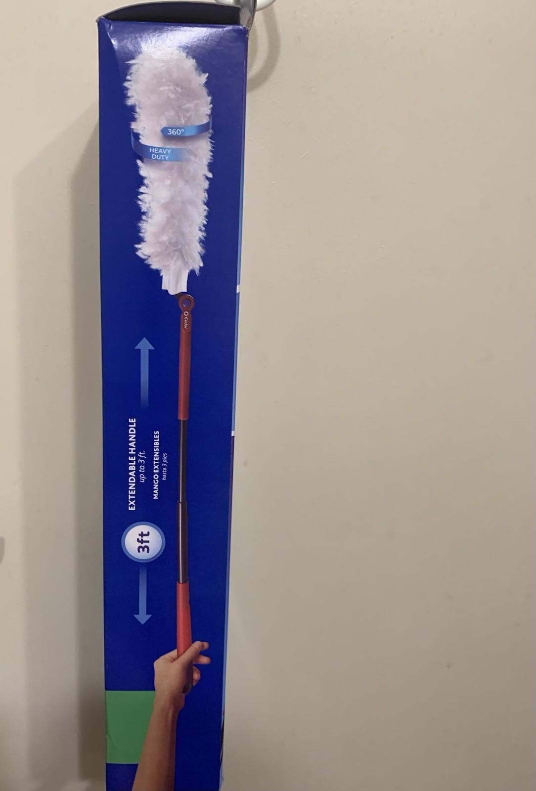 O-Cedar Flex&Catch Heavy Duty Dusting Kit Extendable Handle 5 Refill Multi angle