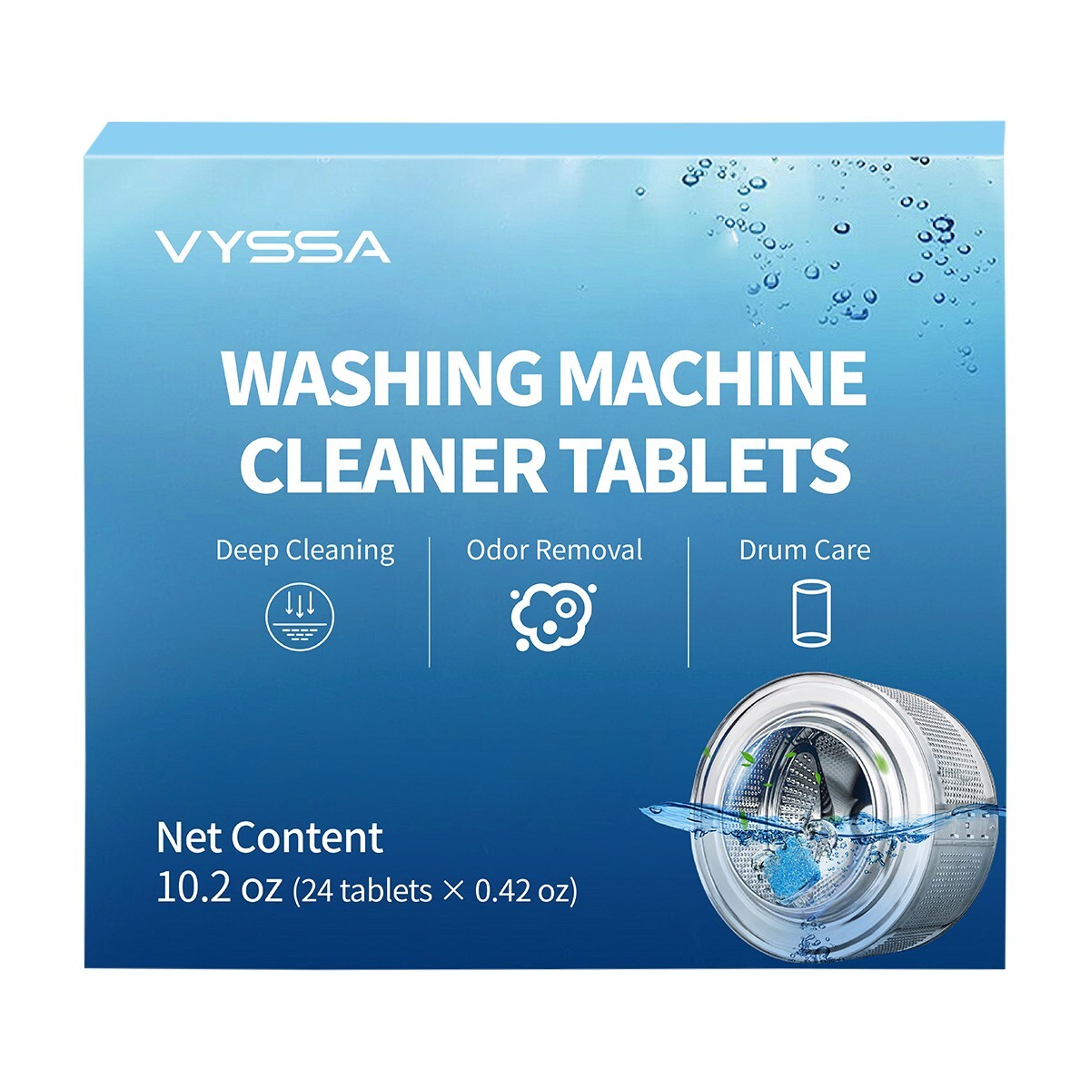 Washing Machine Cleaner Tablets 24pcs