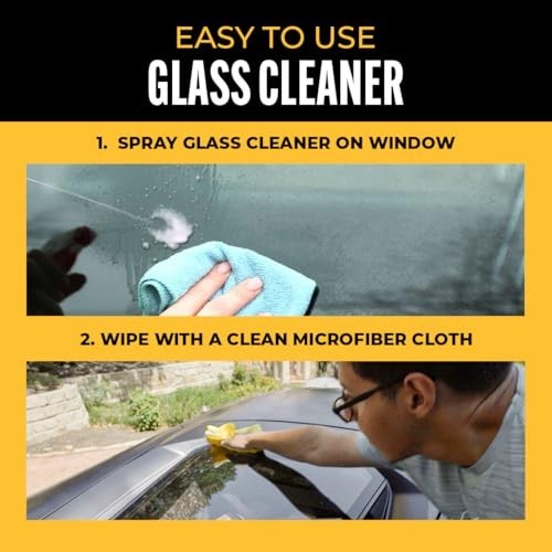 Legendary Glass Cleaner 64oz Auto Window & Windshield Spray, Ammonia-Free