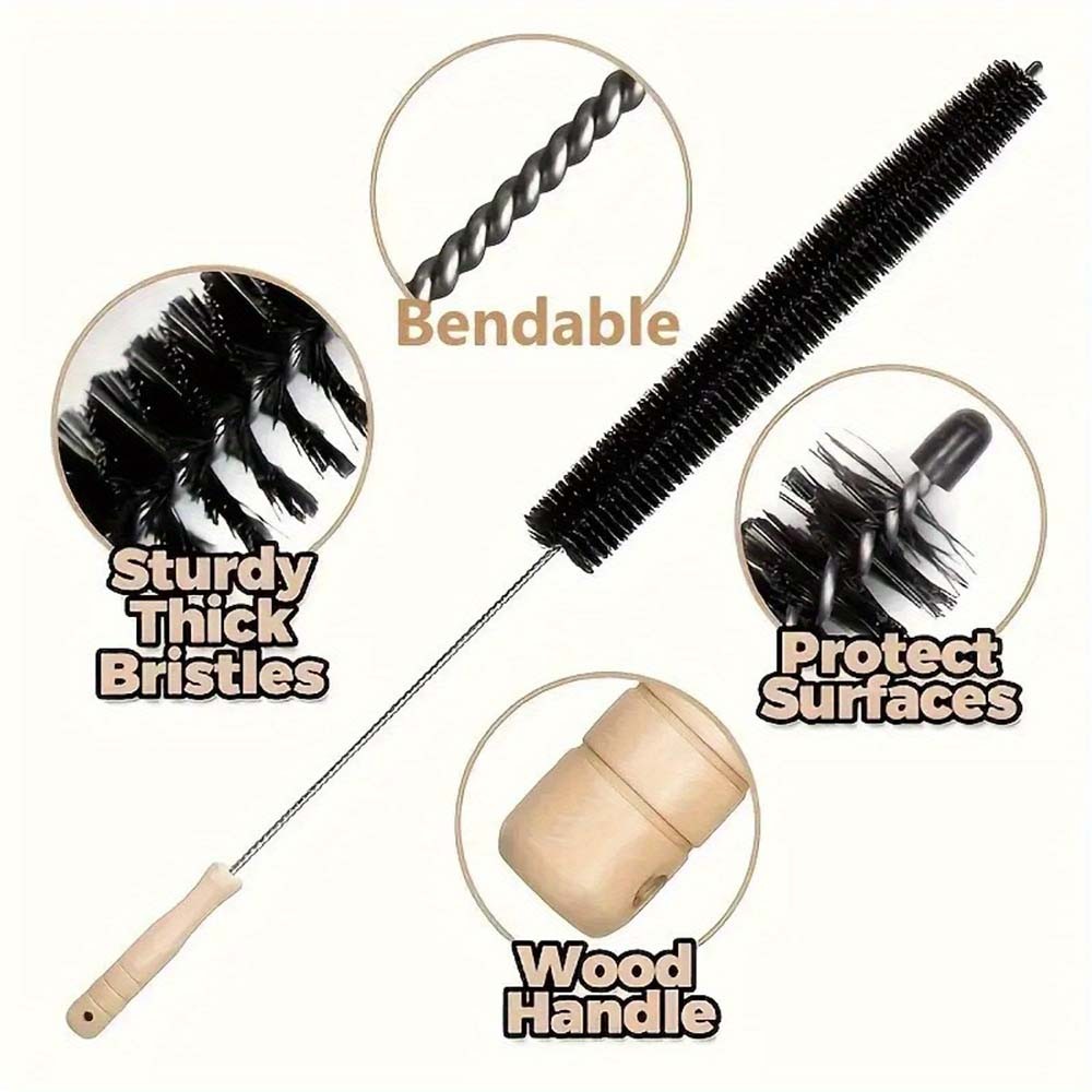 Long-handled Flexible Durable Deep-clean Multi-Purpose Dryer Vent Cleaning Brush