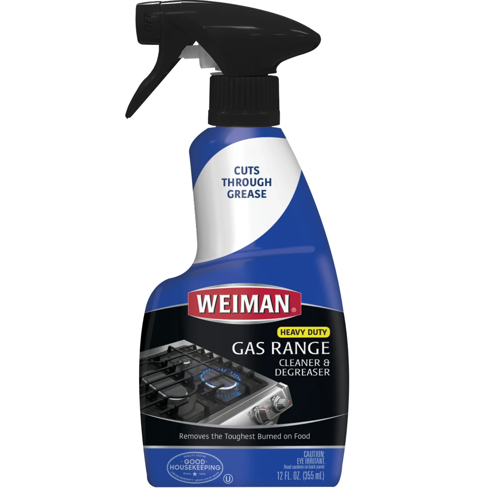 Weiman BBQ Gas Range Stove Top Grill Ceramic CLEANER & DEGREASER Spray – 12oz