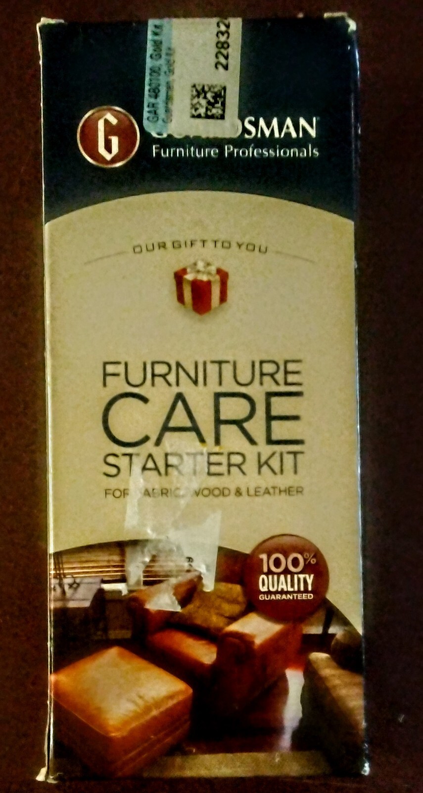 Guardsman Furniture Care Starter Kit for Fabric, Wood & Leather