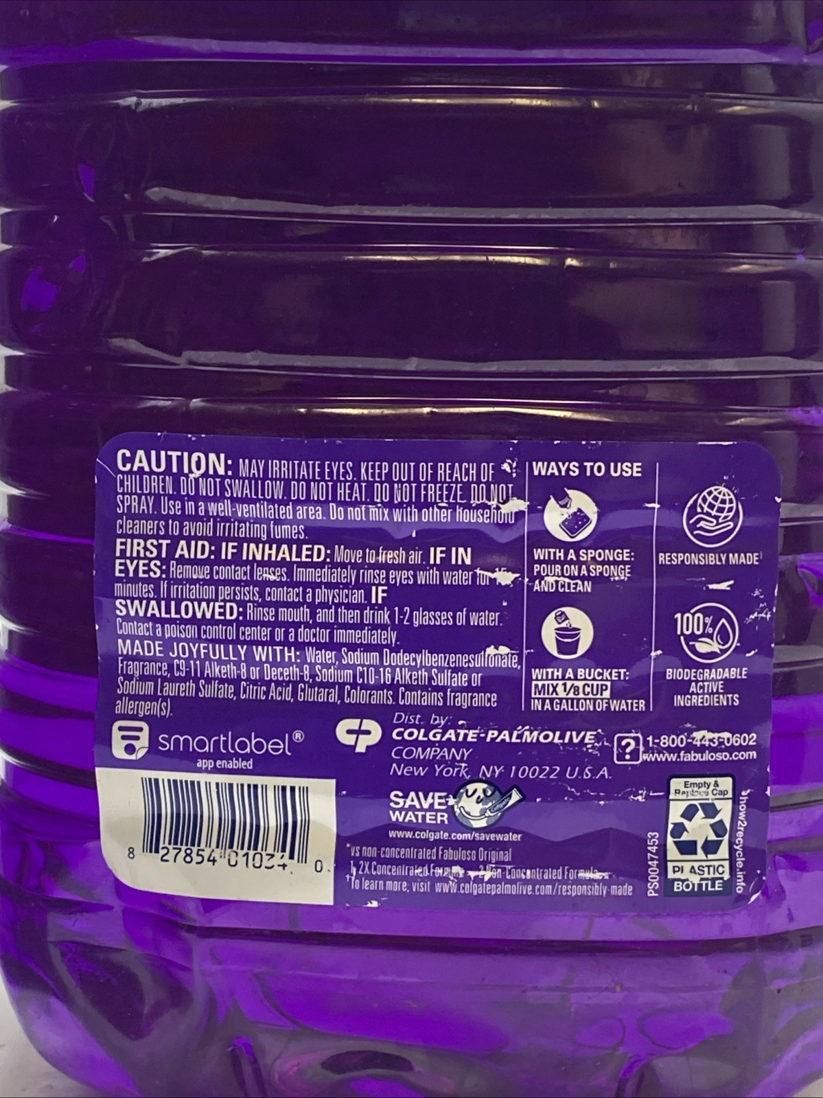 2PK Fabuloso Lavender Multi-Purpose Cleaner 2X Concentrated 169 Fl Oz