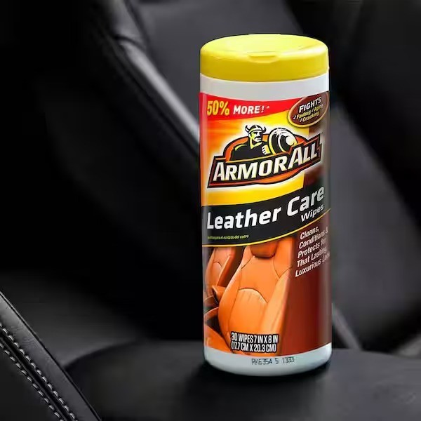 Armor All Leather Care Wipes (30-Count) protects your leather’s natural beauty