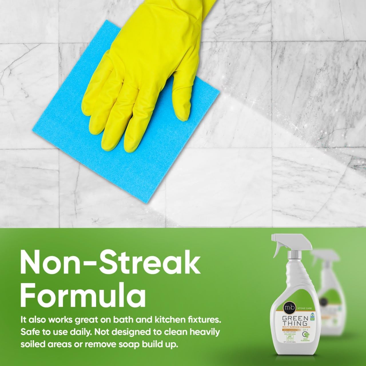 MB Stone & More GT-1 Green Thing – Multi Surface Cleaning Spray for Kitchen C…