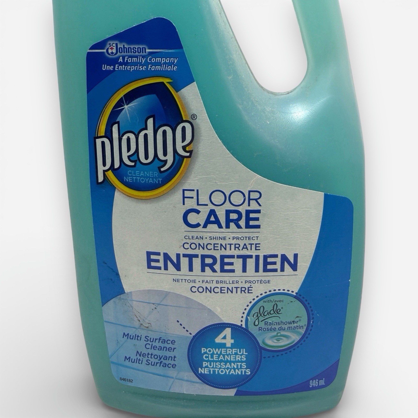 Pledge Floor Care Concentrate Multi-Surface Cleaner with Glade Rainshower 32 OZ