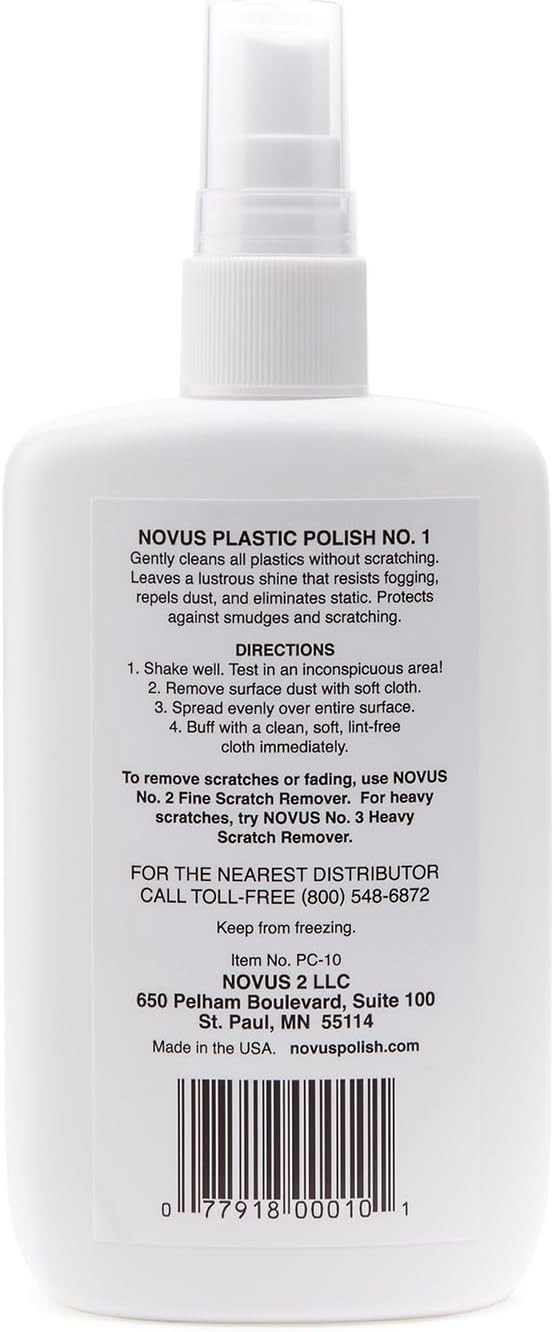 Plastic Clean & Shine 8oz Bottle