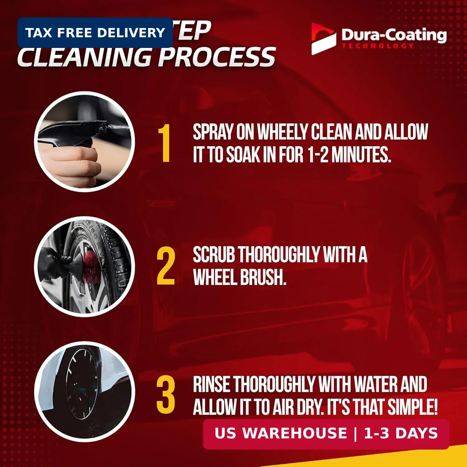 DURA-COATING Professional Wheel Cleaner Spray 16 oz