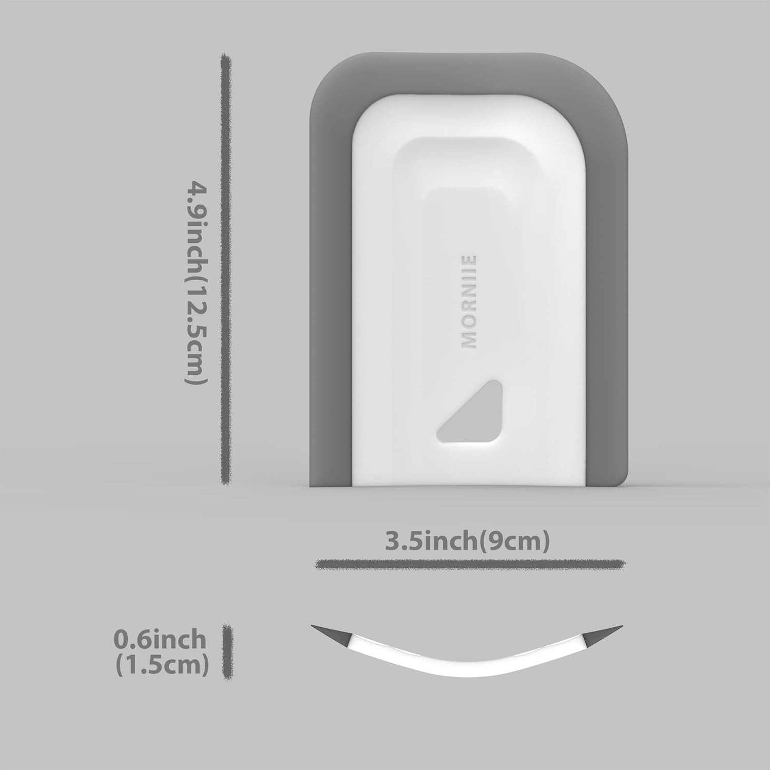 Curved Small Squeegee. Kitchen Sink Squeegee for Sinks, Countertops and Dishes.