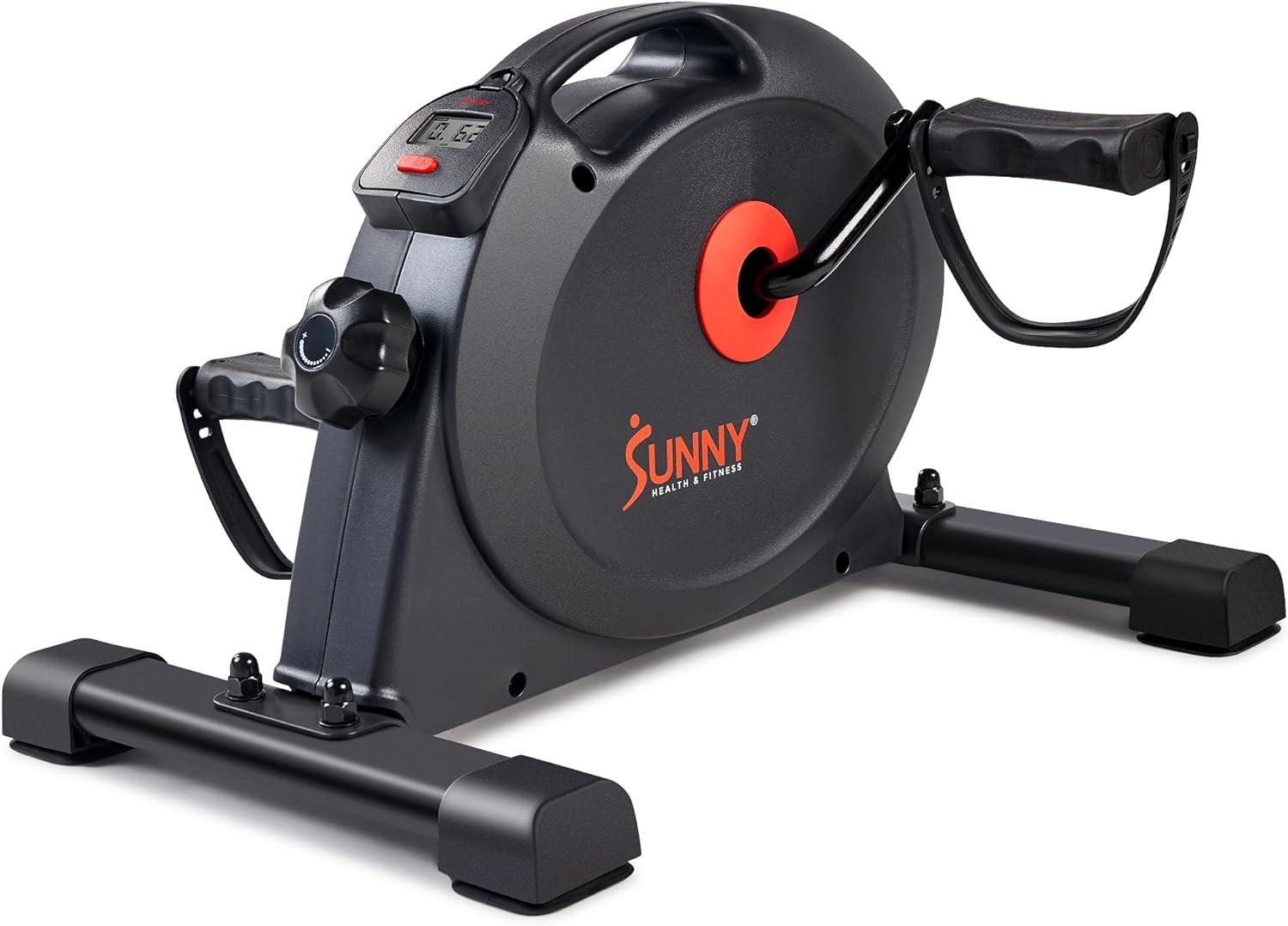 Sunny Health & Fitness Smart Under-Desk Bike Exerciser, Low-Impact Cardio Cycl